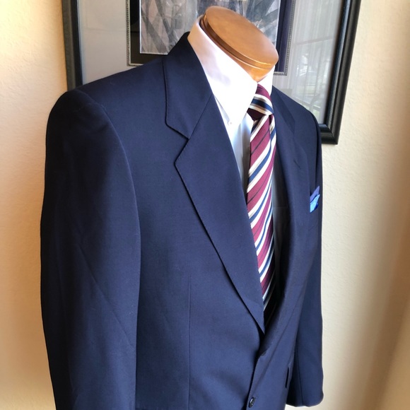 Antonio Baldan Italian Wool 2 Button Blazer Size 40R - Picture 5 of 15